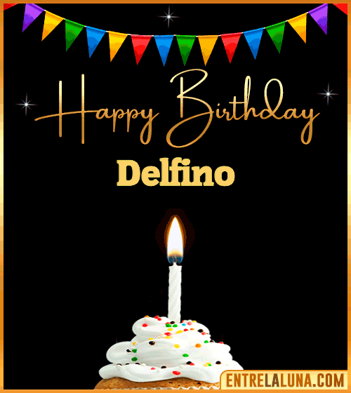 GiF Happy Birthday Delfino